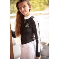 Camisa de competição Pénélope Showshirt Preto Camisa de competição Pénélope Showshirt Preto