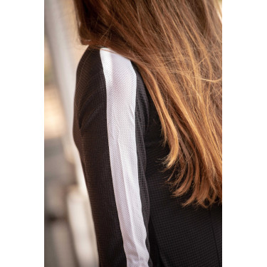 Camisa de competição Pénélope Showshirt Preto