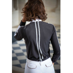 Camisa de competição Pénélope Showshirt Preto