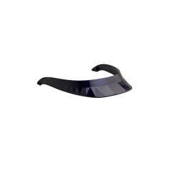 Viseira para capacete de equitação Naca Azul brilhante / preto Viseira para capacete de equitação Naca Azul brilhante / preto