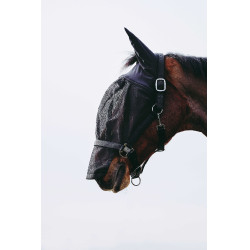 Cabresto + máscara Equithème Preto