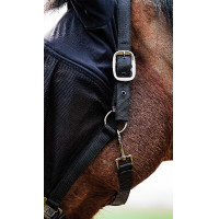 Cabresto + máscara Equithème Preto