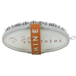 Escova macia Equithème Eu te amo Cinzento