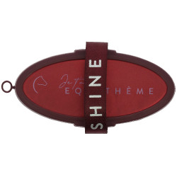 Escova macia Equithème Eu te amo Bordéus Bord&amp;ocirc;