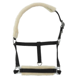 Cabresto potro Riding World lã sintética Preto Cabresto potro Riding World lã sintética Preto