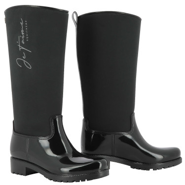 Botas de chuva Equithème Je t'aime Preto Botas de chuva Equithème Je t'aime Preto