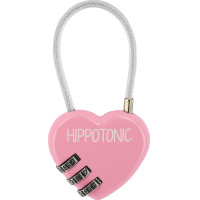 Cadeado Hippotonic Coração Rosa