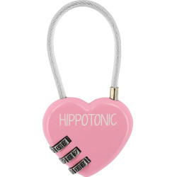 Cadeado Hippotonic Coração Rosa