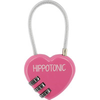 Cadeado Hippotonic Coração Fúcsia Rosa