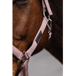 Caveção de Nylon com Mola Equithème Rosa claro
