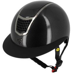 Capacete Equithème Airy LM Preto carbono brilhante Capacete Equithème Airy LM Preto carbono brilhante