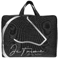 Saco para manta Je t'aime Equithème Preto