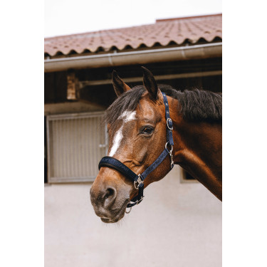 Cabresto de nylon Equithème Jacquard Marinho Azul-marinho