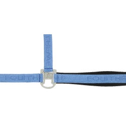Cabresto de nylon Equithème Jacquard Azul céu
