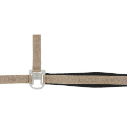 Cabresto de nylon Equithème Jacquard  Cinzento-acastanhado Castanho