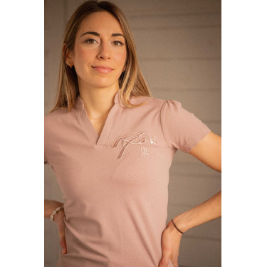 Polo Pénélope Josie Bege / rosa