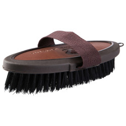Escova de limpeza suave com cabo de couro Horze Maddox Escova de limpeza suave com cabo de couro Horze Maddox