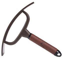 Raspador de suor Horze Maddox com cabo de couro Raspador de suor Horze Maddox com cabo de couro