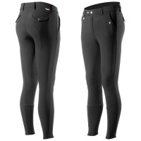 Calça com reforços de silicone Horze Grand Prix masculino Preto Calça com reforços de silicone Horze Grand Prix masculino Preto