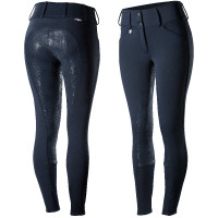 Pantalon Thermo Grand Prix Horze avec fond peau silicone femme Bleu marine foncé Pantalon Thermo Grand Prix Horze avec fond peau silicone femme Bleu marine foncé