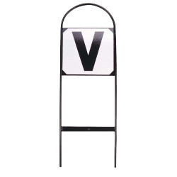 12 letras de adestramento Hippotonic em armação metálica