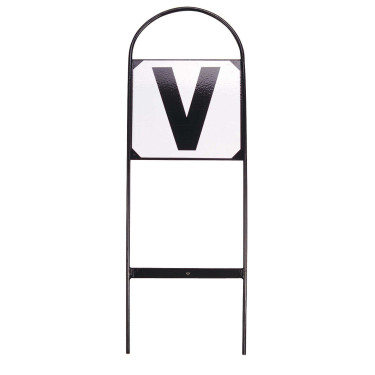 12 letras de adestramento Hippotonic em armação metálica