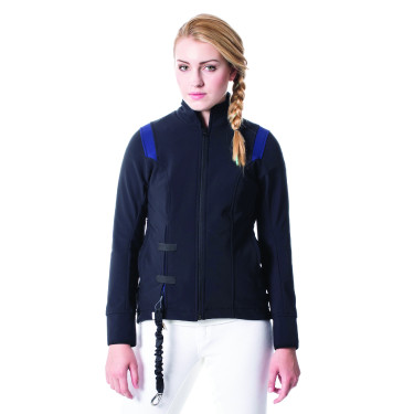 Blusão Helite Airshell para airbag Zip'in Preto / azul Blusão Helite Airshell para airbag Zip'in Preto / azul