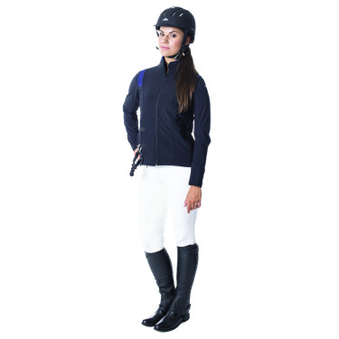 Blusão Helite Airshell para airbag Zip'in Preto / azul Blusão Helite Airshell para airbag Zip'in Preto / azul