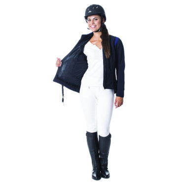 Blusão Helite Airshell para airbag Zip'in Preto / azul Blusão Helite Airshell para airbag Zip'in Preto / azul