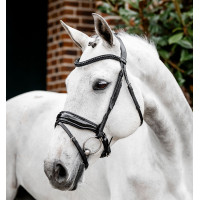 Bridão Horseware Diamante com Flasheur Preto / preto