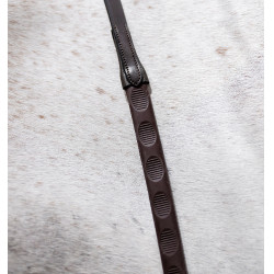 Rendas Horseware com grip e polegar em borracha Castanho