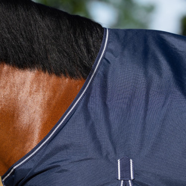 Capa de paddock Imperial Riding Basic sem pescoço 200 g Marinho Azul-marinho Capa de paddock Imperial Riding Basic sem pescoço 200 g Marinho Azul-marinho