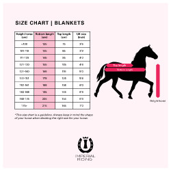 Manta de paddock Imperial Riding Super-proof 300 g Marinho Azul-marinho