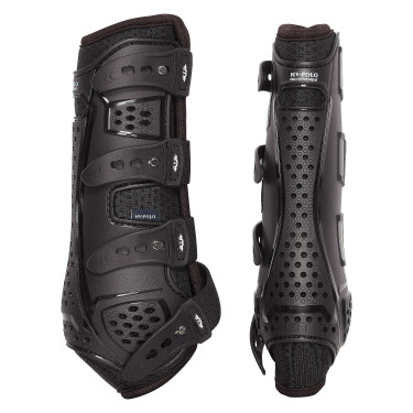 Guetes de dressage HV Polo Pro Movement posteriores Castanho