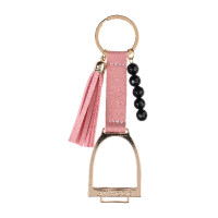 Chaveiro HV Polo Rubia estribos Blush Rosa