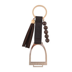 Chaveiro HV Polo Rubia estribos Madeira Bege