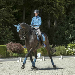Tapete LeMieux Suede Dressage Square Azul gelo Tapete LeMieux Suede Dressage Square Azul gelo