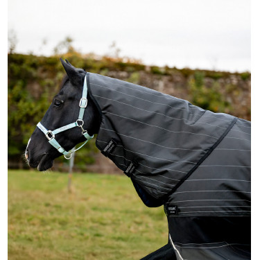 Manta Horseware Amigo 1200D FieldSafe Reflectech Plus Turnout 250g Preto / preto refletor