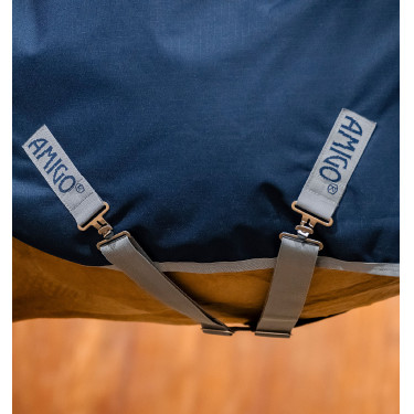 Capa para andador Horseware Amigo Ripstop 900D 100g Marinho / cinza titânio Azul-marinho Capa para andador Horseware Amigo Ripstop 900D 100g Marinho / cinza titânio Azul-marinho