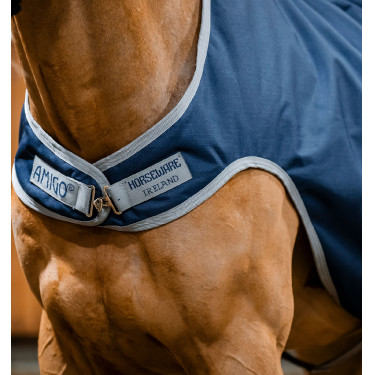 Capa para andador Horseware Amigo Ripstop 900D 100g Marinho / cinza titânio Azul-marinho Capa para andador Horseware Amigo Ripstop 900D 100g Marinho / cinza titânio Azul-marinho