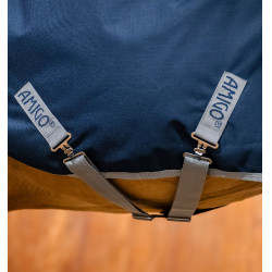 Capa para andador Horseware Amigo Ripstop 900D 100g Marinho / cinza titânio Azul-marinho Capa para andador Horseware Amigo Ripstop 900D 100g Marinho / cinza titânio Azul-marinho