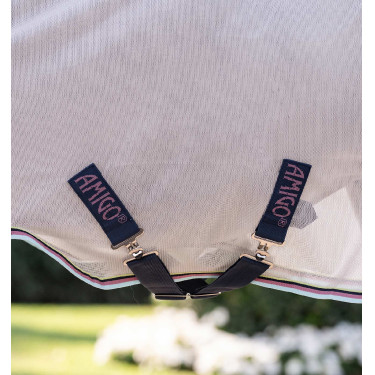 Camisa antimoscas para pônei Amigo® Bug Rug Plus Prata / limão / marinho / rosa / azul