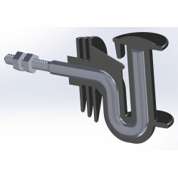 Isolador angular para fita de 40 mm Cavallo AKO com 10 unidades Isolador angular para fita de 40 mm Cavallo AKO com 10 unidades
