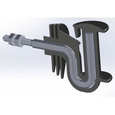 Isolador angular para fita de 40 mm Cavallo AKO com 10 unidades Isolador angular para fita de 40 mm Cavallo AKO com 10 unidades
