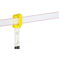 Isolador de cabeça T-Post AKO com 10 unidades Amarelo