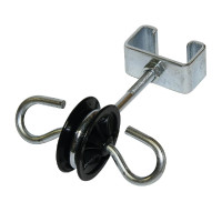 Isolador de dupla ancoragem para poste em T AKO, conjunto com 4 unidades Preto