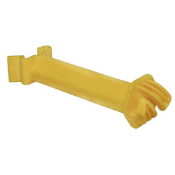 Isolador espaçador T-Post AKO com 25 unidades Amarelo