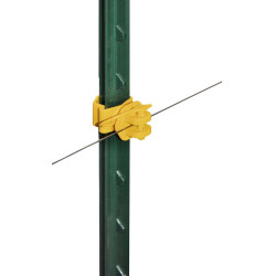Isolador Pinlock T-Post AKO com 25 unidades Isolador Pinlock T-Post AKO com 25 unidades