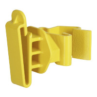 Isolador de fita T-Post AKO com 25 unidades Amarelo Isolador de fita T-Post AKO com 25 unidades Amarelo
