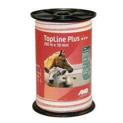 Weiß/rotes Band TopLine Plus AKO Branco / vermelho